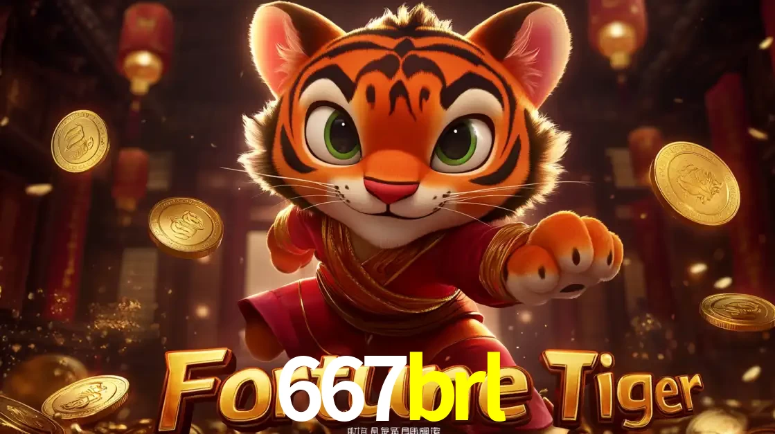 O carismático mascote do jogo de slot Fortune Tiger, um tigre fofo em pose de artes marciais, pronto para trazer sorte e multiplicadores de ganhos no cassino online 667brl.